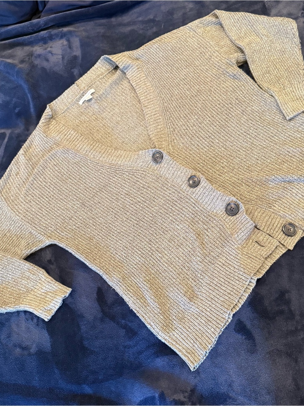 Green oversized American Eagle cardigan